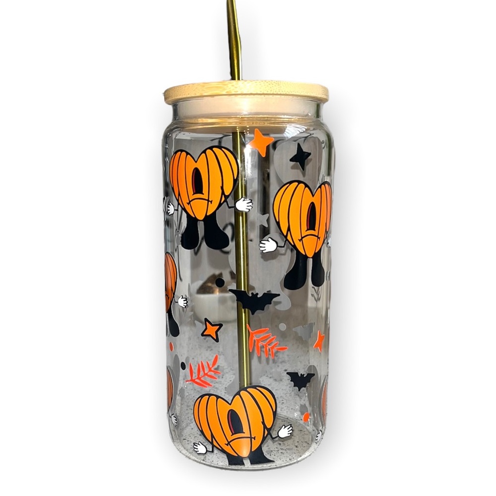 Un Halloween Sin Ti Glass cup